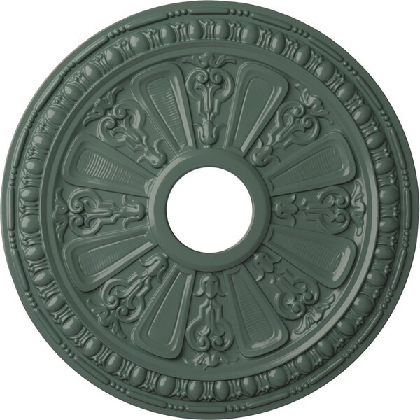 Ekena Millwork Raymond Ceiling Medallion (Fits Canopies up to 5 1/8"), 18 1/8"OD 3 5/8"ID x 1 1/8"P, Cloud Burst CM18RACBF - main